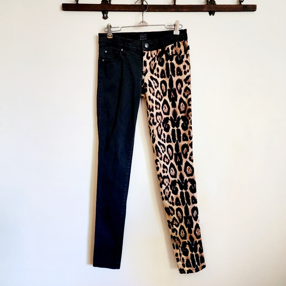 TRIPP NYC Split Leg Leopard Pants | Size 28 - Picture 6 of 11